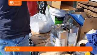 آموزش نصب کفپوش اپوکسی | آموزش رزین اپوکسی  |آموزش اپوکسی  (تعمیر سریع کف بتنی )