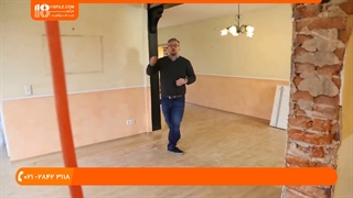 نصب پانل دیواری | آموزش نصب پنل سه بعدی | آموزش اجرای پانل دیواری(بازسازی ساختمان قدیمی استفاده از دیوارپوش چوبی)