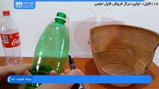 آموزش ساخت آبنما | آموزش ساخت آبنما رومیزی | آموزش ساخت آبنما موزیکال  (ساخت آبنما رومیزی با بطری پلاستیکی و سیمان)