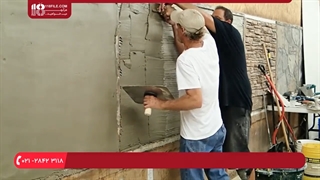 آموزش نصب نما رومی  | آموزش نصب سنگ آنتیک  (چگونه می توان یک الگوی دیوار سنگی در بتن را ایجاد کرد)