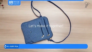 آموزش مرحله به مرحله  کیف پاسپورتی چند جیبه