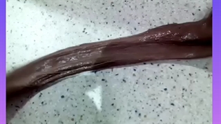 بازی با اسلایم توسط خودم