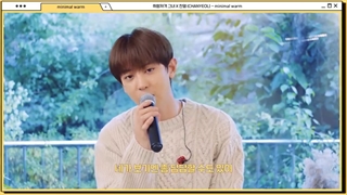 CHANYEOL - minimal warm CHANYEOL  Full ver. اجرای آهنگ مینیمال وارم از چانیول-720p