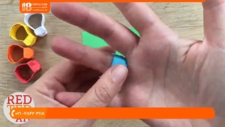 آموزش اوریگامی انگشتر و وسایل تزیینی