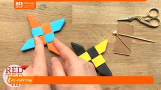 آموزش اوریگامی : اوریگامی اسپینر ستاره نینجا