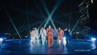 اجرای آهنگ Dynamite توسط بی تی اس در مراسم Grammy Music Awards 2021