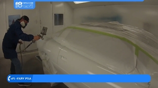 آموزش نقاشی خودرو _ انجام مراحل کامل رنگ آمیزی خودرو