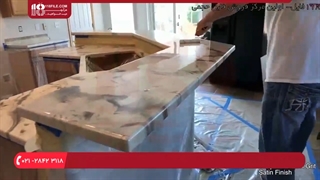 اجرای کفپوش اپوکسی _ ترکیب اپوکسی متالیک سفید ، نقره ای و قهوه ای