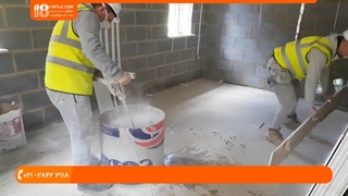 کناف کاری سقف _ نصب پوشش کناف روی دیوار به وسیله ی گچ