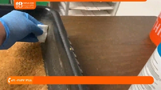 میل ورم - نحوه حذف کنه های دانه ای از سینی های کرم