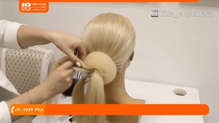 آموزش شینیون مو | شینون مو - شینیون مو ساده مدل کاغذی