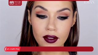 آموزش آرایش کامل صورت _ نحوه آرایش چشم غلیظ