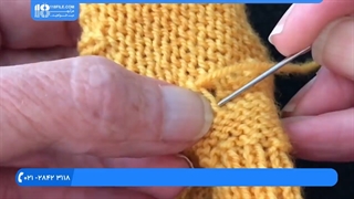 آموزش بافت دستکش بدون انگشت مدل دخترانه