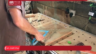 ساخت میز با رزین - میز کوچک