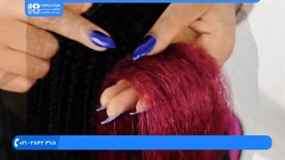 آموزش بافت مو - د ویښتو د ترکیب روزنه |بافت مو بلند