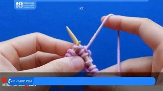 آموزش بافتنی مبتدی | د اوبدلو اوبدلو روزنه - بافندگی توری مانند