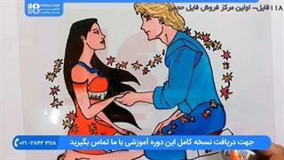 آموزش نقاشی روی شیشه | کشیدن شخصیت های کارتونی