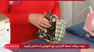 آموزش دوخت کیسه پارچه ای برای پخت سیب زمینی در مایکروویو