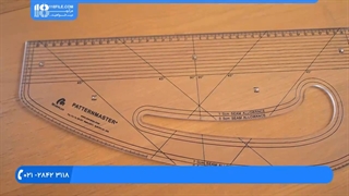 آموزش خیاطی | مراحل کشیدن الگوی یقه انگلیسی