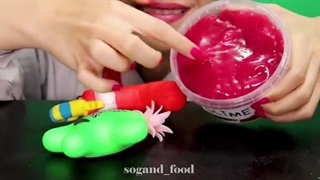 سوگند فود | چآلش غذاخوری | آسمر فود | سوگند | اسلایم هم خورد!!!