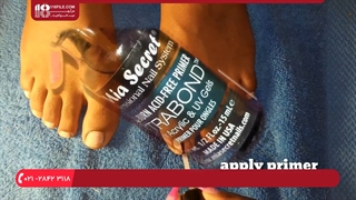 پدیکور- آموزش کاشت ناخن با پودری با دستگاه یووی (1)