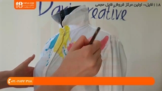 نقاشی روی پارچه - طرح فانتزی