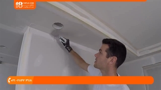 آموزش اجرای کناف کاری - آموزش انجام گوشه گیری داخلی کناف با گچ