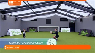 آموزش فوتبال به کودکان - کنترل توپ و پاس کاری