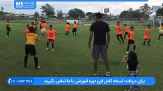 آموزش فوتبال به کودکان - تمرینات آموزشی