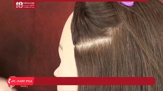 اکستنشن مو - نحوه نصب اکستنشن با رینگ نانو