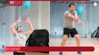 آموزش والیبال به کودکان- دریافت توپ