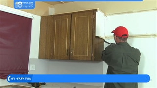 آموزش کابینت سازی // نصب دراور و قفسه