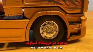 اسکانیا کنترلی با کانتینر مشکی | فروشگاه ماکت آسیاوند شیراز