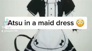 Atsushi in maid dress