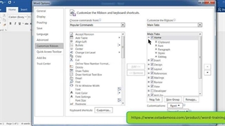 نکات کاربردی نرم افزار word(تنظیمات Word options)-آکادمی استاد آموز