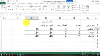 فرمول نویسی مقدماتی-