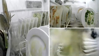 تایم لپس زیبا از داخل ماشین ظرفشویی