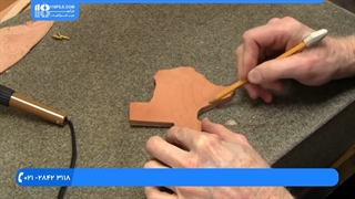 چگونه با هویه روی چرم حکاکی کنیم