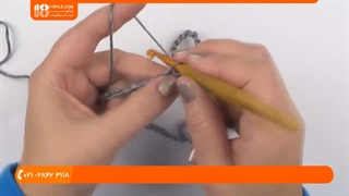 آموزش بافت پانچو یقه اسکی با قلاب