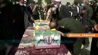 تشییع پیکر شهید حجازی در ستاد فرماندهی کل سپاه