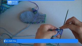 آموزش بافت دستکش و جوراب _ بافت دستکش کودک