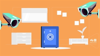 موشن گرافیک قفل دیجیتال آمن