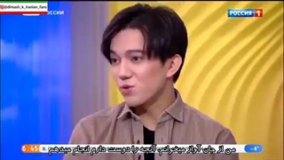 مصاحبه دیماش در برنامه صبح تلویزیون روسیه Dimash interview on Russian T.V morning show