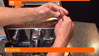 آموزش تعمیر اسپرسوساز // نحوه ی برداشتن گروپ دمی