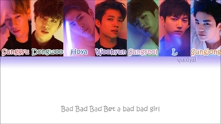 INFINITE - Bad (Color Coded Han|Rom|Eng Lyrics)