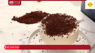 آموزش شیرینی پزی __ طرز تهیه چیز کیک شکلاتی با آلبالو