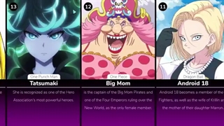 رتبه بندی شخصیت های زن انیمه ها بر اساس محبوبیت و قدرت