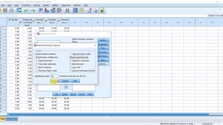 آنالیز واریانس مکرر در اس پی اس اس