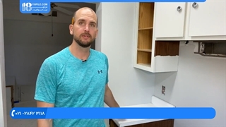 آموزش نحوه برش و نصب کانتر روی کابینت