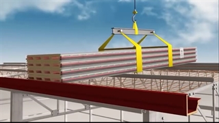 آموزش نصب ساندویچ پانل سقفی + ویدیو